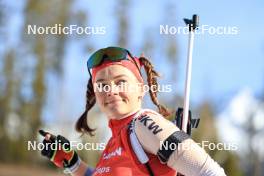 16.03.2024, Canmore, Canada (CAN): Lea Meier (SUI) - IBU World Cup Biathlon, pursuit women, Canmore (CAN). www.nordicfocus.com. © Manzoni/NordicFocus. Every downloaded picture is fee-liable.