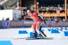 16.03.2024, Canmore, Canada (CAN): Nadia Moser (CAN) - IBU World Cup Biathlon, pursuit women, Canmore (CAN). www.nordicfocus.com. © Manzoni/NordicFocus. Every downloaded picture is fee-liable.