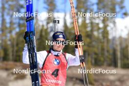 16.03.2024, Canmore, Canada (CAN): Julia Simon (FRA) - IBU World Cup Biathlon, pursuit women, Canmore (CAN). www.nordicfocus.com. © Manzoni/NordicFocus. Every downloaded picture is fee-liable.