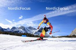 15.03.2024, Canmore, Canada (CAN): Florent Claude (BEL) - IBU World Cup Biathlon, sprint men, Canmore (CAN). www.nordicfocus.com. © Manzoni/NordicFocus. Every downloaded picture is fee-liable.