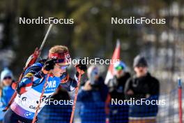 15.03.2024, Canmore, Canada (CAN): Johannes Dale-Skjevdal (NOR) - IBU World Cup Biathlon, sprint men, Canmore (CAN). www.nordicfocus.com. © Manzoni/NordicFocus. Every downloaded picture is fee-liable.