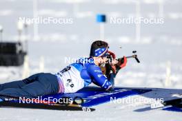 15.03.2024, Canmore, Canada (CAN): Jake Brown (USA) - IBU World Cup Biathlon, sprint men, Canmore (CAN). www.nordicfocus.com. © Manzoni/NordicFocus. Every downloaded picture is fee-liable.