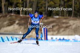 15.03.2024, Canmore, Canada (CAN): Vincent Bonacci (USA) - IBU World Cup Biathlon, sprint men, Canmore (CAN). www.nordicfocus.com. © Manzoni/NordicFocus. Every downloaded picture is fee-liable.