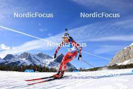 15.03.2024, Canmore, Canada (CAN): Simon Eder (AUT) - IBU World Cup Biathlon, sprint men, Canmore (CAN). www.nordicfocus.com. © Manzoni/NordicFocus. Every downloaded picture is fee-liable.