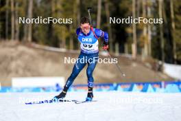 15.03.2024, Canmore, Canada (CAN): Jake Brown (USA) - IBU World Cup Biathlon, sprint men, Canmore (CAN). www.nordicfocus.com. © Manzoni/NordicFocus. Every downloaded picture is fee-liable.