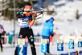 15.03.2024, Canmore, Canada (CAN): Philipp Horn (GER) - IBU World Cup Biathlon, sprint men, Canmore (CAN). www.nordicfocus.com. © Manzoni/NordicFocus. Every downloaded picture is fee-liable.