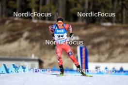 15.03.2024, Canmore, Canada (CAN): Patrick Jakob (AUT) - IBU World Cup Biathlon, sprint men, Canmore (CAN). www.nordicfocus.com. © Manzoni/NordicFocus. Every downloaded picture is fee-liable.