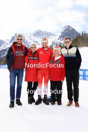 15.03.2024, Canmore, Canada (CAN): Christian Gow (CAN), Scott Gow (CAN), (l-r) - IBU World Cup Biathlon, sprint men, Canmore (CAN). www.nordicfocus.com. © Manzoni/NordicFocus. Every downloaded picture is fee-liable.