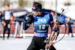 15.03.2024, Canmore, Canada (CAN): Tommaso Giacomel (ITA) - IBU World Cup Biathlon, sprint men, Canmore (CAN). www.nordicfocus.com. © Manzoni/NordicFocus. Every downloaded picture is fee-liable.