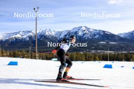 15.03.2024, Canmore, Canada (CAN): Justus Strelow (GER) - IBU World Cup Biathlon, sprint men, Canmore (CAN). www.nordicfocus.com. © Manzoni/NordicFocus. Every downloaded picture is fee-liable.