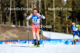 15.03.2024, Canmore, Canada (CAN): Joscha Burkhalter (SUI) - IBU World Cup Biathlon, sprint men, Canmore (CAN). www.nordicfocus.com. © Manzoni/NordicFocus. Every downloaded picture is fee-liable.