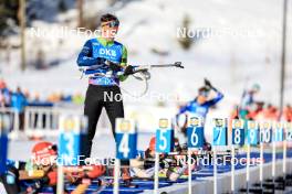 15.03.2024, Canmore, Canada (CAN): Miha Dovzan (SLO) - IBU World Cup Biathlon, sprint men, Canmore (CAN). www.nordicfocus.com. © Manzoni/NordicFocus. Every downloaded picture is fee-liable.