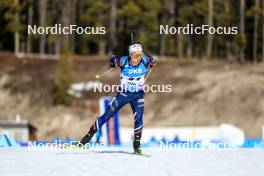 15.03.2024, Canmore, Canada (CAN): Oscar Lombardot (FRA) - IBU World Cup Biathlon, sprint men, Canmore (CAN). www.nordicfocus.com. © Manzoni/NordicFocus. Every downloaded picture is fee-liable.
