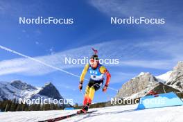 15.03.2024, Canmore, Canada (CAN): Florent Claude (BEL) - IBU World Cup Biathlon, sprint men, Canmore (CAN). www.nordicfocus.com. © Manzoni/NordicFocus. Every downloaded picture is fee-liable.