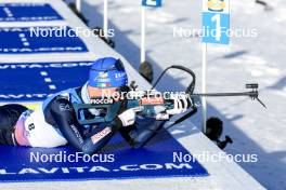 15.03.2024, Canmore, Canada (CAN): Lukas Hofer (ITA) - IBU World Cup Biathlon, sprint men, Canmore (CAN). www.nordicfocus.com. © Manzoni/NordicFocus. Every downloaded picture is fee-liable.