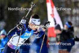 15.03.2024, Canmore, Canada (CAN): Eric Perrot (FRA) - IBU World Cup Biathlon, sprint men, Canmore (CAN). www.nordicfocus.com. © Manzoni/NordicFocus. Every downloaded picture is fee-liable.