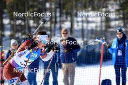 15.03.2024, Canmore, Canada (CAN): Andrejs Rastorgujevs (LAT) - IBU World Cup Biathlon, sprint men, Canmore (CAN). www.nordicfocus.com. © Manzoni/NordicFocus. Every downloaded picture is fee-liable.
