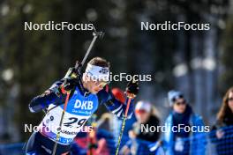 15.03.2024, Canmore, Canada (CAN): Emilien Jacquelin (FRA) - IBU World Cup Biathlon, sprint men, Canmore (CAN). www.nordicfocus.com. © Manzoni/NordicFocus. Every downloaded picture is fee-liable.