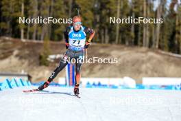 15.03.2024, Canmore, Canada (CAN): Roman Rees (GER) - IBU World Cup Biathlon, sprint men, Canmore (CAN). www.nordicfocus.com. © Manzoni/NordicFocus. Every downloaded picture is fee-liable.