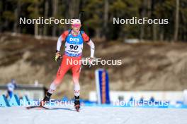 15.03.2024, Canmore, Canada (CAN): Logan Pletz (CAN) - IBU World Cup Biathlon, sprint men, Canmore (CAN). www.nordicfocus.com. © Manzoni/NordicFocus. Every downloaded picture is fee-liable.