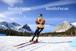 15.03.2024, Canmore, Canada (CAN): Justus Strelow (GER) - IBU World Cup Biathlon, sprint men, Canmore (CAN). www.nordicfocus.com. © Manzoni/NordicFocus. Every downloaded picture is fee-liable.