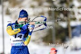 15.03.2024, Canmore, Canada (CAN): Martin Ponsiluoma (SWE) - IBU World Cup Biathlon, sprint men, Canmore (CAN). www.nordicfocus.com. © Manzoni/NordicFocus. Every downloaded picture is fee-liable.