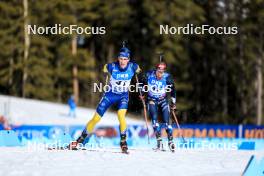 15.03.2024, Canmore, Canada (CAN): Anton Ivarsson (SWE) - IBU World Cup Biathlon, sprint men, Canmore (CAN). www.nordicfocus.com. © Manzoni/NordicFocus. Every downloaded picture is fee-liable.