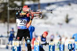 15.03.2024, Canmore, Canada (CAN): Benedikt Doll (GER) - IBU World Cup Biathlon, sprint men, Canmore (CAN). www.nordicfocus.com. © Manzoni/NordicFocus. Every downloaded picture is fee-liable.