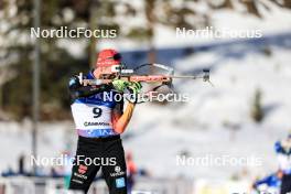 15.03.2024, Canmore, Canada (CAN): Johannes Kuehn (GER) - IBU World Cup Biathlon, sprint men, Canmore (CAN). www.nordicfocus.com. © Manzoni/NordicFocus. Every downloaded picture is fee-liable.