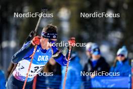 15.03.2024, Canmore, Canada (CAN): Sean Doherty (USA) - IBU World Cup Biathlon, sprint men, Canmore (CAN). www.nordicfocus.com. © Manzoni/NordicFocus. Every downloaded picture is fee-liable.