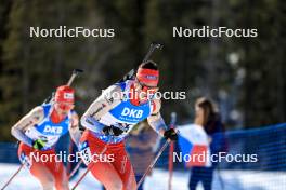 15.03.2024, Canmore, Canada (CAN): Niklas Hartweg (SUI) - IBU World Cup Biathlon, sprint men, Canmore (CAN). www.nordicfocus.com. © Manzoni/NordicFocus. Every downloaded picture is fee-liable.
