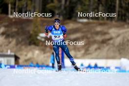 15.03.2024, Canmore, Canada (CAN): Vincent Bonacci (USA) - IBU World Cup Biathlon, sprint men, Canmore (CAN). www.nordicfocus.com. © Manzoni/NordicFocus. Every downloaded picture is fee-liable.