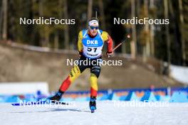 15.03.2024, Canmore, Canada (CAN): Thierry Langer (BEL) - IBU World Cup Biathlon, sprint men, Canmore (CAN). www.nordicfocus.com. © Manzoni/NordicFocus. Every downloaded picture is fee-liable.