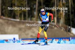 15.03.2024, Canmore, Canada (CAN): Marek Mackels (BEL) - IBU World Cup Biathlon, sprint men, Canmore (CAN). www.nordicfocus.com. © Manzoni/NordicFocus. Every downloaded picture is fee-liable.