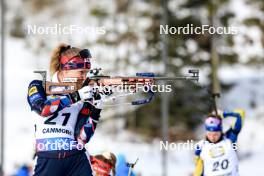 14.03.2024, Canmore, Canada (CAN): Karoline Offigstad Knotten (NOR) - IBU World Cup Biathlon, sprint women, Canmore (CAN). www.nordicfocus.com. © Manzoni/NordicFocus. Every downloaded picture is fee-liable.