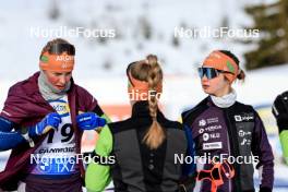 14.03.2024, Canmore, Canada (CAN): Anamarija Lampic (SLO), Lena Repinc (SLO), (l-r) - IBU World Cup Biathlon, sprint women, Canmore (CAN). www.nordicfocus.com. © Manzoni/NordicFocus. Every downloaded picture is fee-liable.