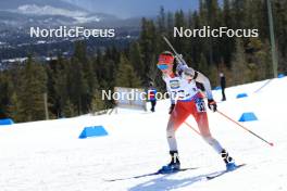 14.03.2024, Canmore, Canada (CAN): Aita Gasparin (SUI) - IBU World Cup Biathlon, sprint women, Canmore (CAN). www.nordicfocus.com. © Manzoni/NordicFocus. Every downloaded picture is fee-liable.