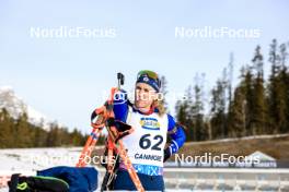 14.03.2024, Canmore, Canada (CAN): Chloe Levins (USA) - IBU World Cup Biathlon, sprint women, Canmore (CAN). www.nordicfocus.com. © Manzoni/NordicFocus. Every downloaded picture is fee-liable.
