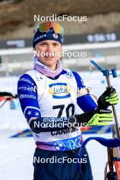 14.03.2024, Canmore, Canada (CAN): Margie Freed (USA) - IBU World Cup Biathlon, sprint women, Canmore (CAN). www.nordicfocus.com. © Manzoni/NordicFocus. Every downloaded picture is fee-liable.
