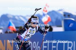 14.03.2024, Canmore, Canada (CAN): Jeanne Richard (FRA) - IBU World Cup Biathlon, sprint women, Canmore (CAN). www.nordicfocus.com. © Manzoni/NordicFocus. Every downloaded picture is fee-liable.