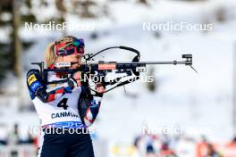 14.03.2024, Canmore, Canada (CAN): Juni Arnekleiv (NOR) - IBU World Cup Biathlon, sprint women, Canmore (CAN). www.nordicfocus.com. © Manzoni/NordicFocus. Every downloaded picture is fee-liable.