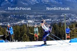 14.03.2024, Canmore, Canada (CAN): Sophie Chauveau (FRA) - IBU World Cup Biathlon, sprint women, Canmore (CAN). www.nordicfocus.com. © Manzoni/NordicFocus. Every downloaded picture is fee-liable.
