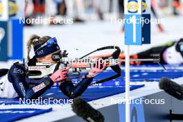 14.03.2024, Canmore, Canada (CAN): Samuela Comola (ITA) - IBU World Cup Biathlon, sprint women, Canmore (CAN). www.nordicfocus.com. © Manzoni/NordicFocus. Every downloaded picture is fee-liable.