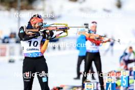 14.03.2024, Canmore, Canada (CAN): Vanessa Voigt (GER) - IBU World Cup Biathlon, sprint women, Canmore (CAN). www.nordicfocus.com. © Manzoni/NordicFocus. Every downloaded picture is fee-liable.