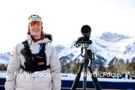 14.03.2024, Canmore, Canada (CAN): Sandra Flunger (AUT) coach Team Switzerland - IBU World Cup Biathlon, sprint women, Canmore (CAN). www.nordicfocus.com. © Manzoni/NordicFocus. Every downloaded picture is fee-liable.