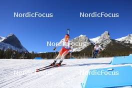 14.03.2024, Canmore, Canada (CAN): Lea Meier (SUI) - IBU World Cup Biathlon, sprint women, Canmore (CAN). www.nordicfocus.com. © Manzoni/NordicFocus. Every downloaded picture is fee-liable.