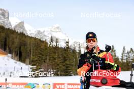 14.03.2024, Canmore, Canada (CAN): Eve Bouvard (BEL) - IBU World Cup Biathlon, sprint women, Canmore (CAN). www.nordicfocus.com. © Manzoni/NordicFocus. Every downloaded picture is fee-liable.
