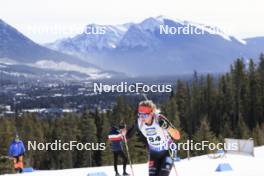 14.03.2024, Canmore, Canada (CAN): Julia Kink (GER) - IBU World Cup Biathlon, sprint women, Canmore (CAN). www.nordicfocus.com. © Manzoni/NordicFocus. Every downloaded picture is fee-liable.