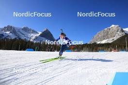 14.03.2024, Canmore, Canada (CAN): Chloe Levins (USA) - IBU World Cup Biathlon, sprint women, Canmore (CAN). www.nordicfocus.com. © Manzoni/NordicFocus. Every downloaded picture is fee-liable.