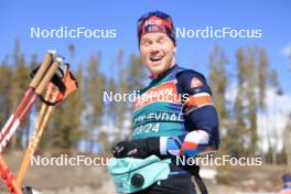 13.03.2024, Canmore, Canada (CAN): Johannes Dale-Skjevdal (NOR) - IBU World Cup Biathlon, training, Canmore (CAN). www.nordicfocus.com. © Manzoni/NordicFocus. Every downloaded picture is fee-liable.